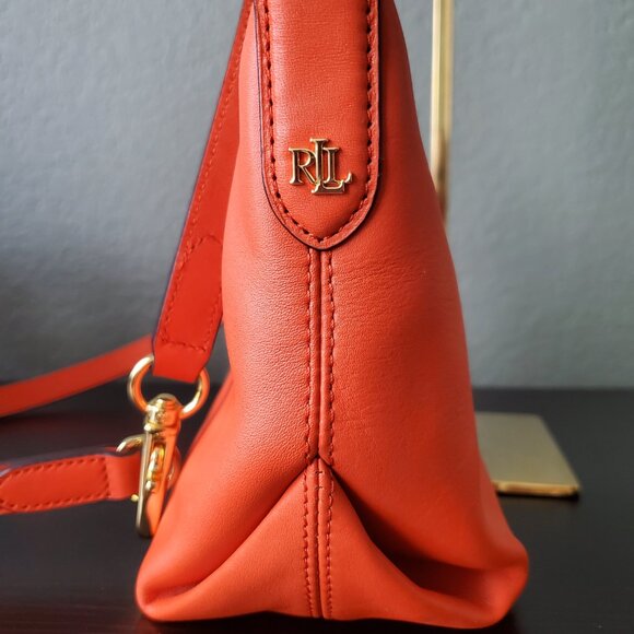 Lauren Ralph Lauren Kassie Leather Convertible Shoulder Bag - Picture 6 of 7